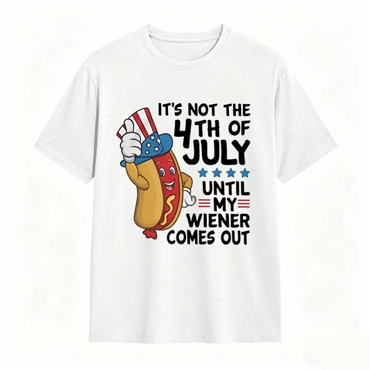 4th of July Funny Wiener Humor T-shirt