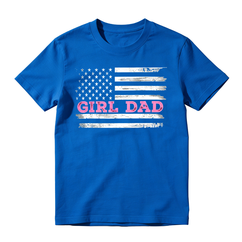 Girl Dad Comfortable Cotton T-shirt