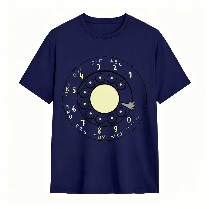 Vintage Rotary Phone Dial T-Shirt