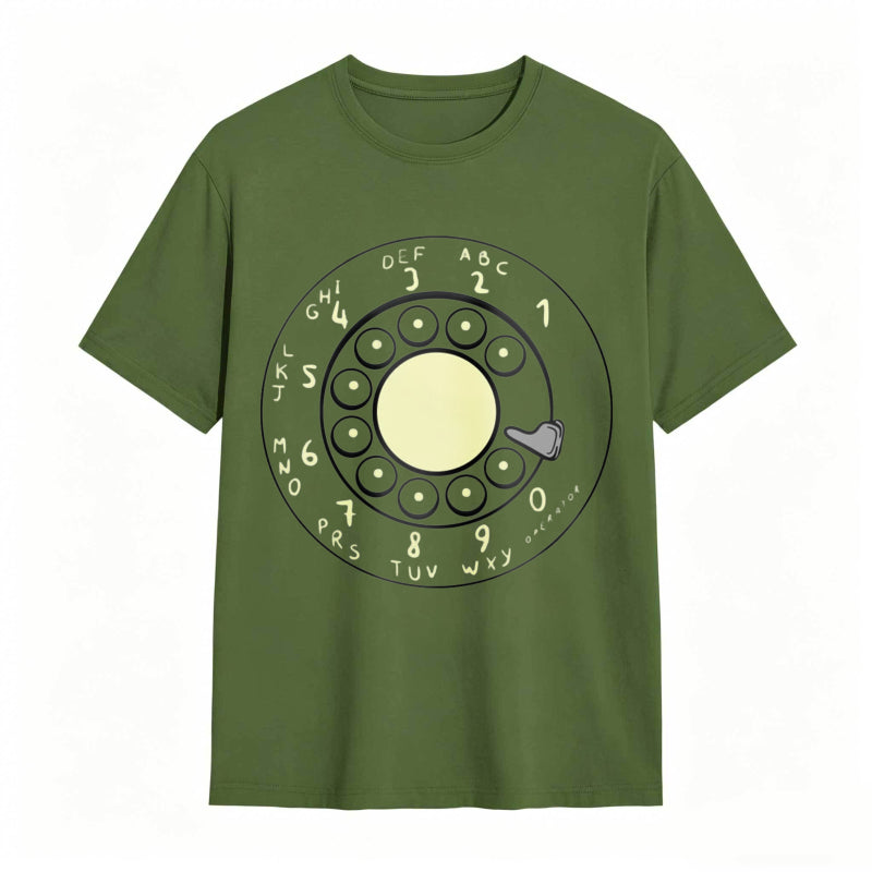 Vintage Rotary Phone Dial T-Shirt
