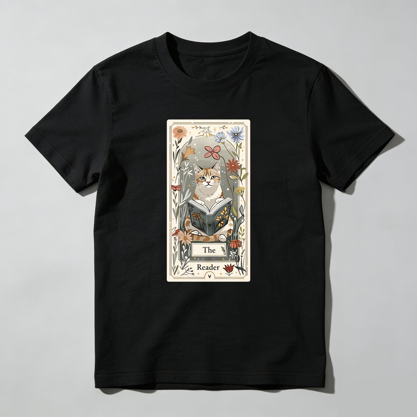 Wardrobecart The Reader Tarot Card Design Unisex Classic T-shirt