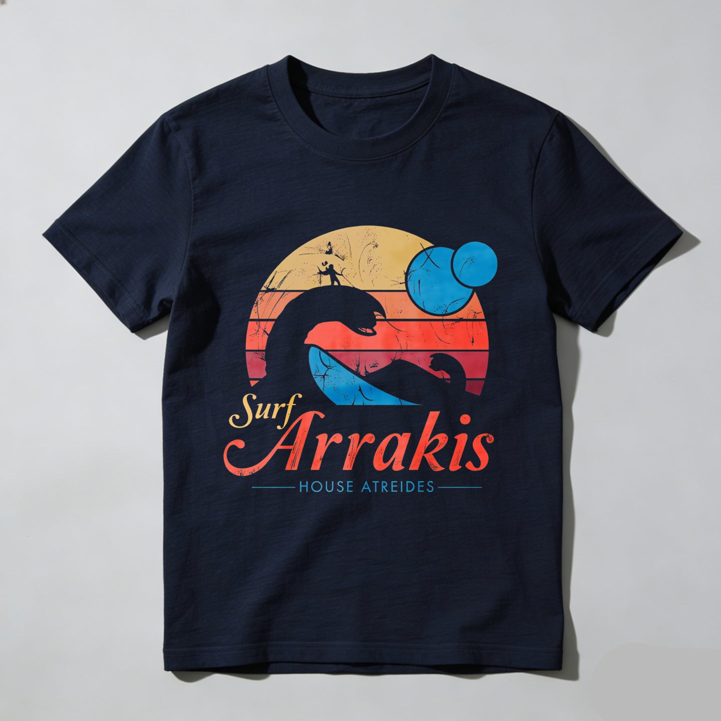 Wardrobecart Surf Arrakis House Atreides Desert Snake Sunset Unisex Classic T-shirt