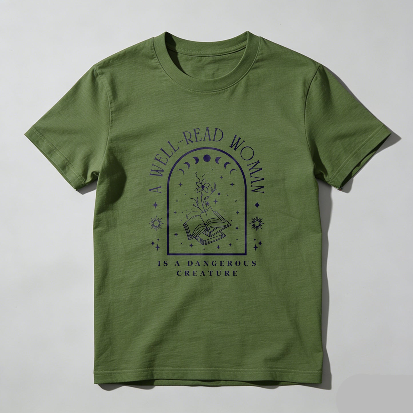 Wardrobecart A Well Read Woman Is A Dangerous Creature Unisex Classic T-shirt