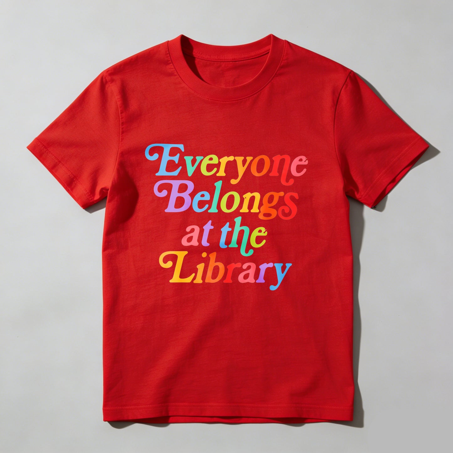 Wardrobecart Everyone Belongs At The Library Unisex Classic T-shirt