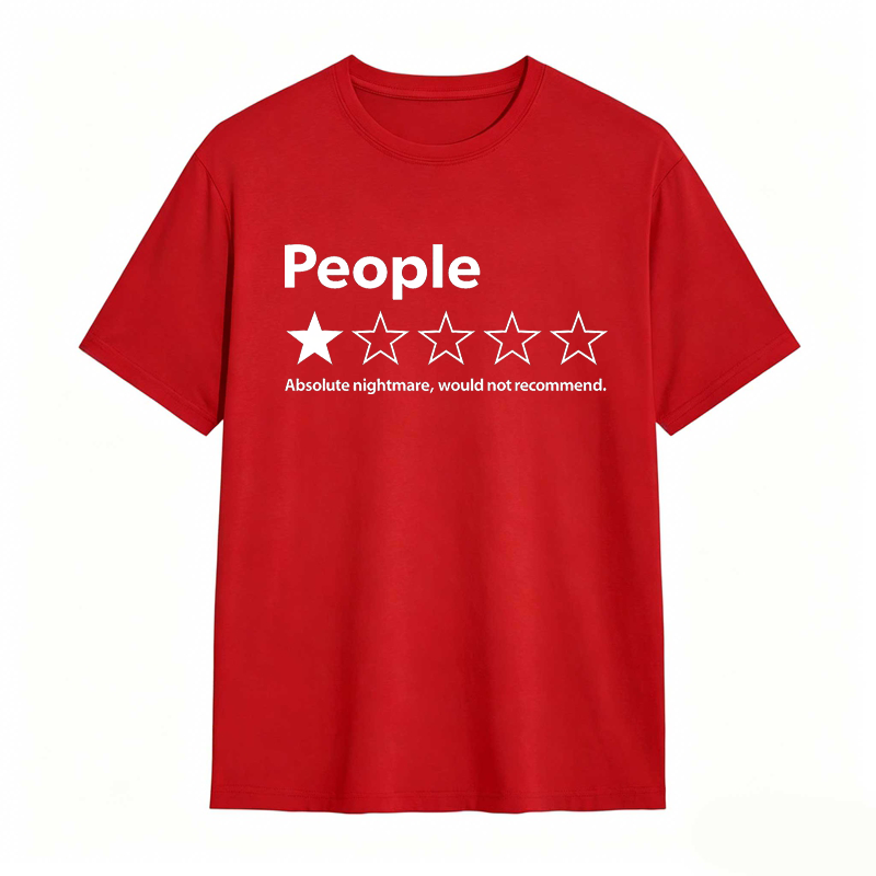 Funny Review People One Star Absolute Would T-Shirt