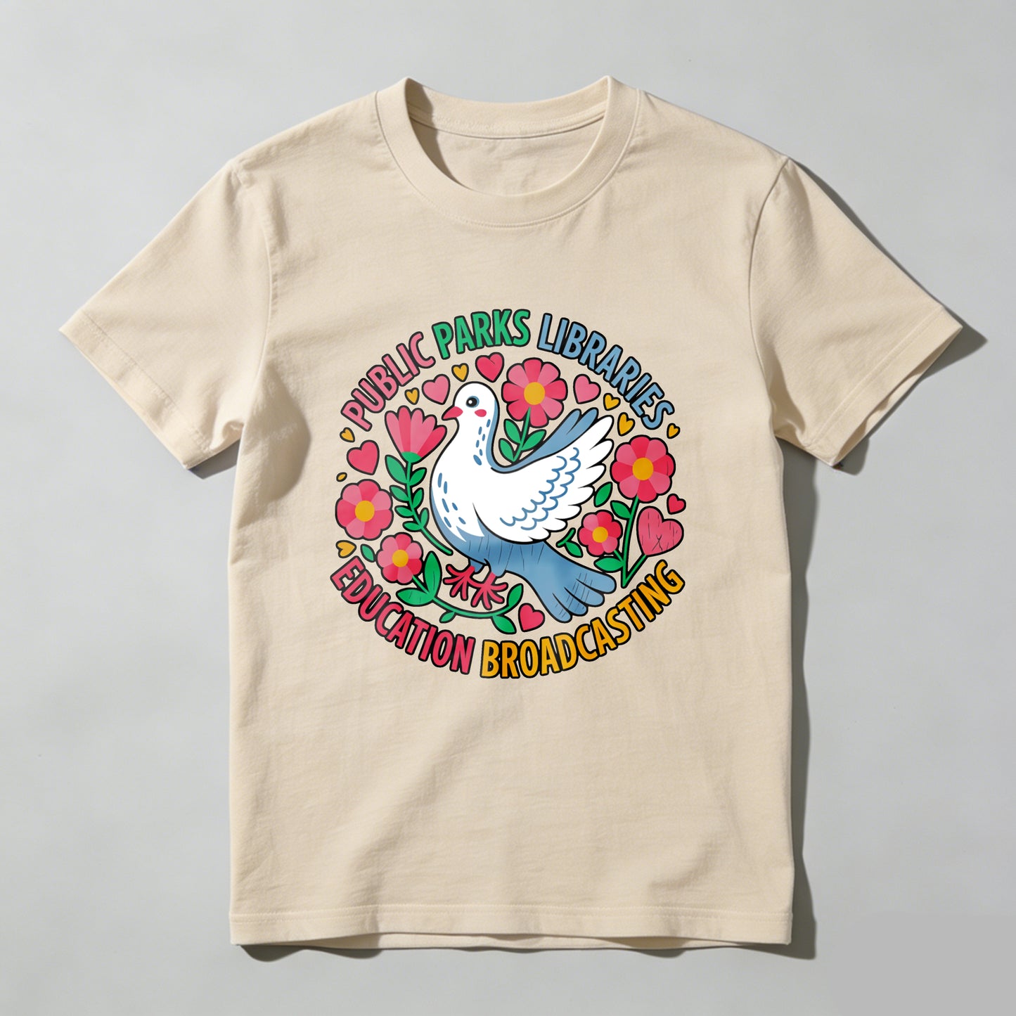 Wardrobecart Public Parks Libraries Education Broadcasting Unisex Classic T-shirt