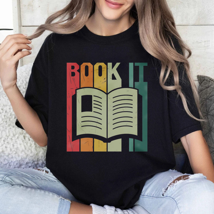Wardrobecart Book It With Open Book Design Unisex Classic T-shirt