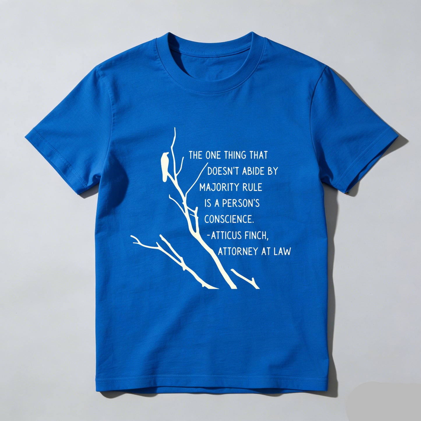 Wardrobecart The One Thing That Doesn't Abide By Majority Rule Is A Person's Conscience Unisex Classic T-shirt