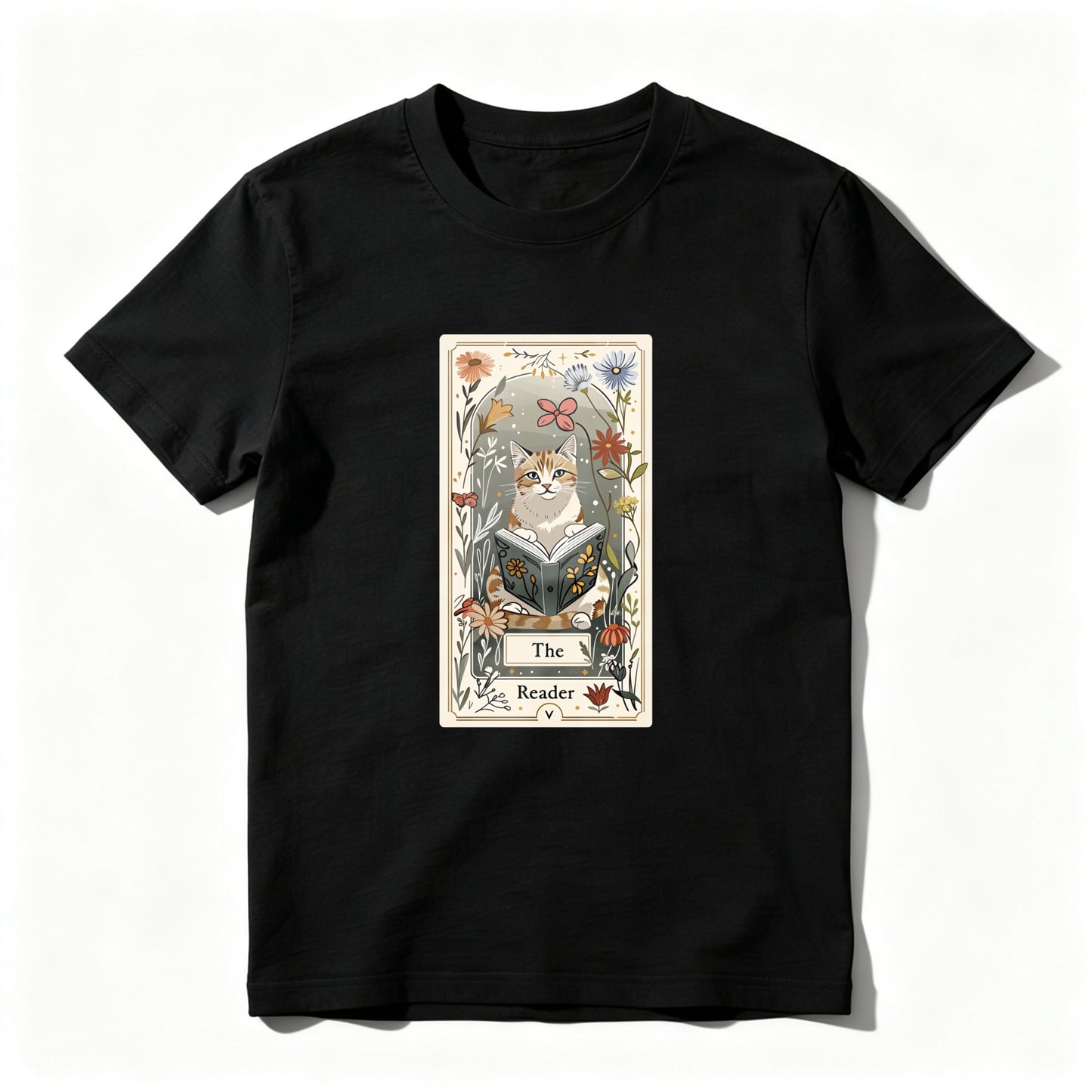 Wardrobecart The Reader Tarot Card Design Unisex Classic T-shirt