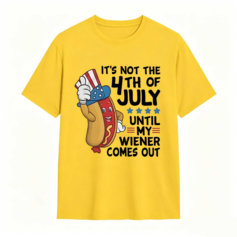 4th of July Funny Wiener Humor T-shirt