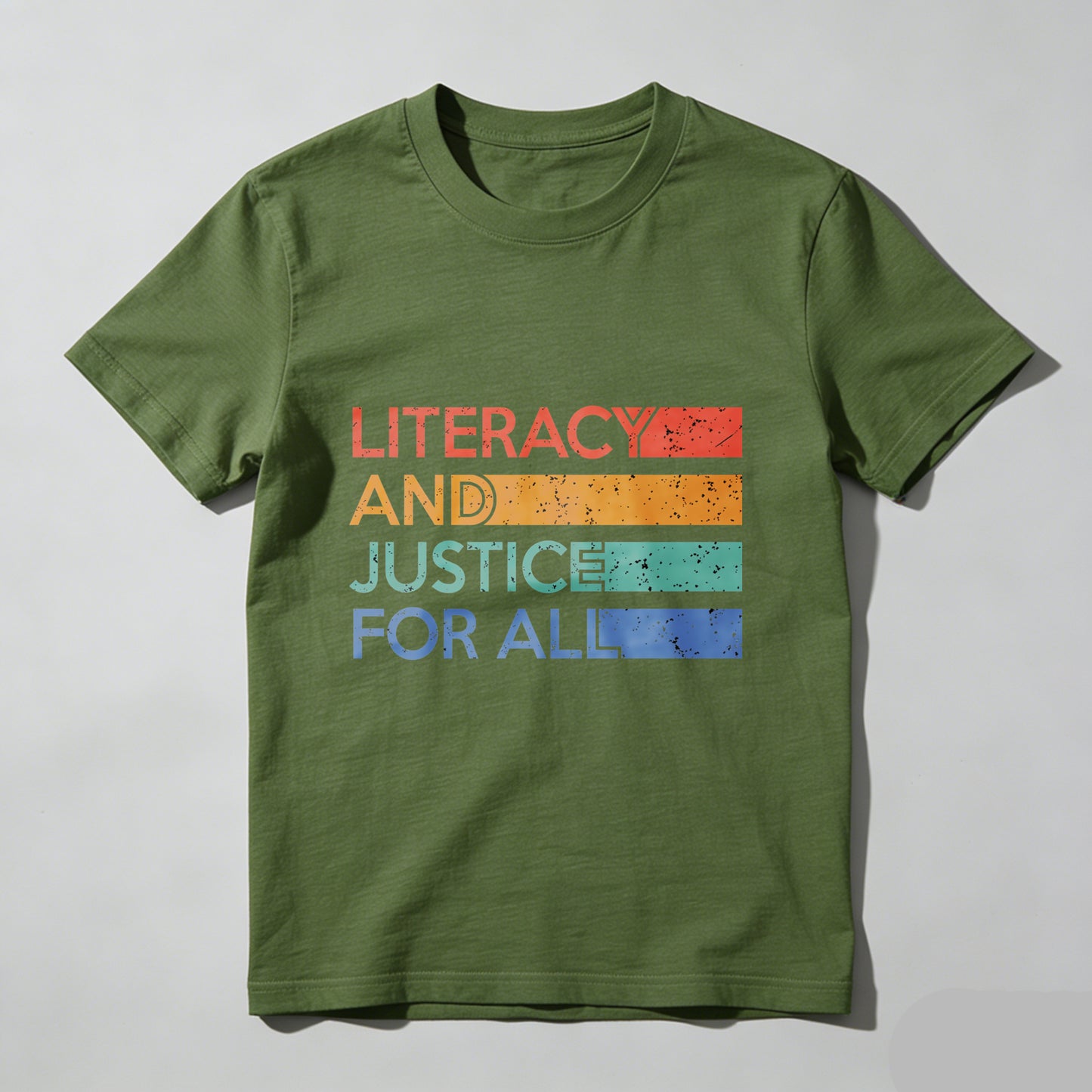 Wardrobecart Literacy And Justice For All Unisex Classic T-shirt