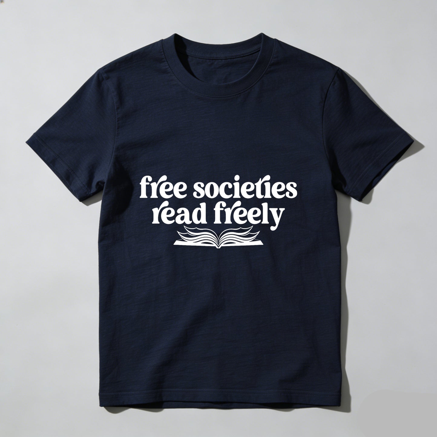 Wardrobecart Free Societies Read Freely Book Unisex Classic T-shirt
