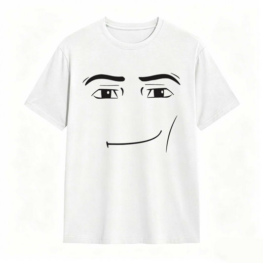 Minimalist Face Graphic T-shirt