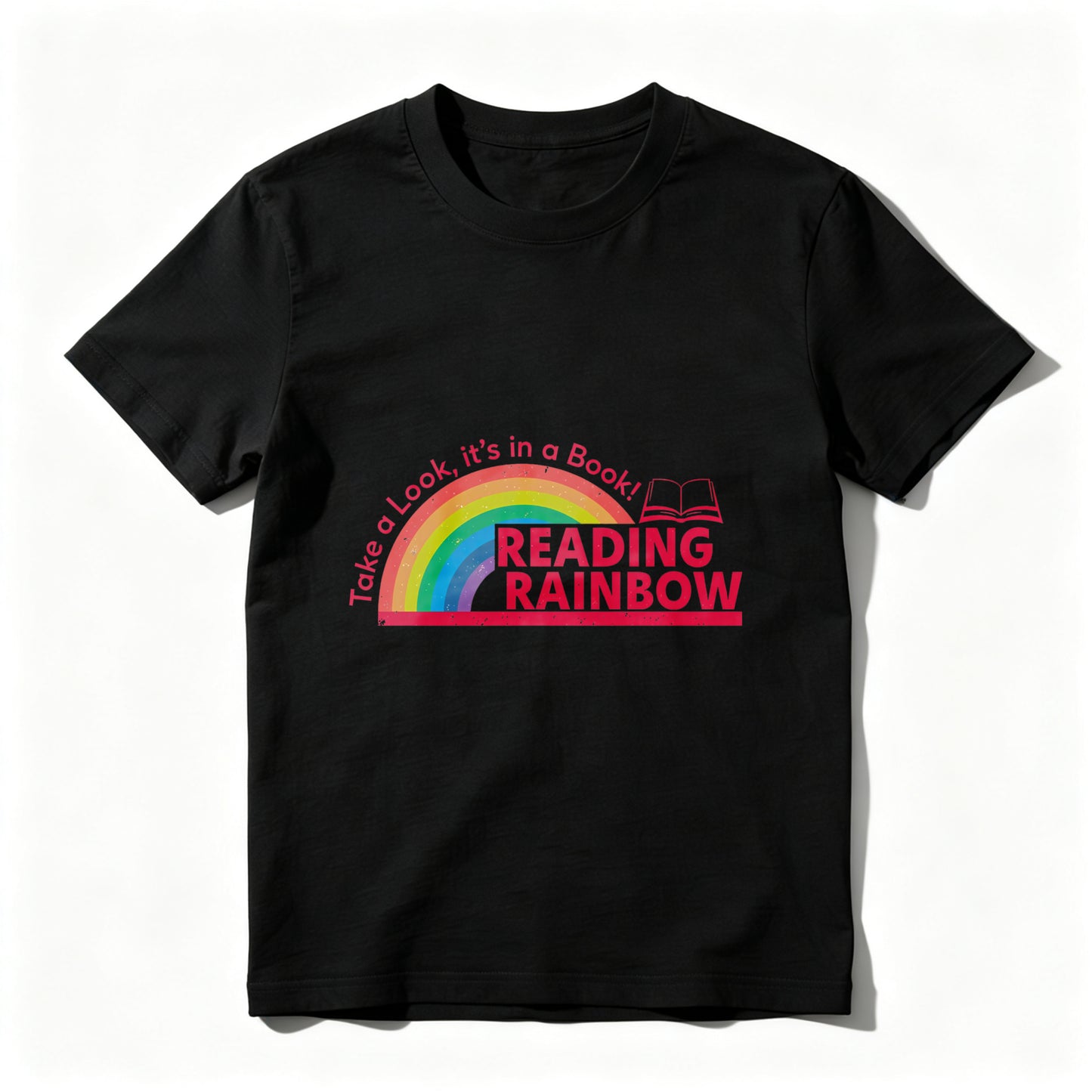 Wardrobecart Take A Look Its In A Book Reading Rainbow Unisex Classic T-shirt
