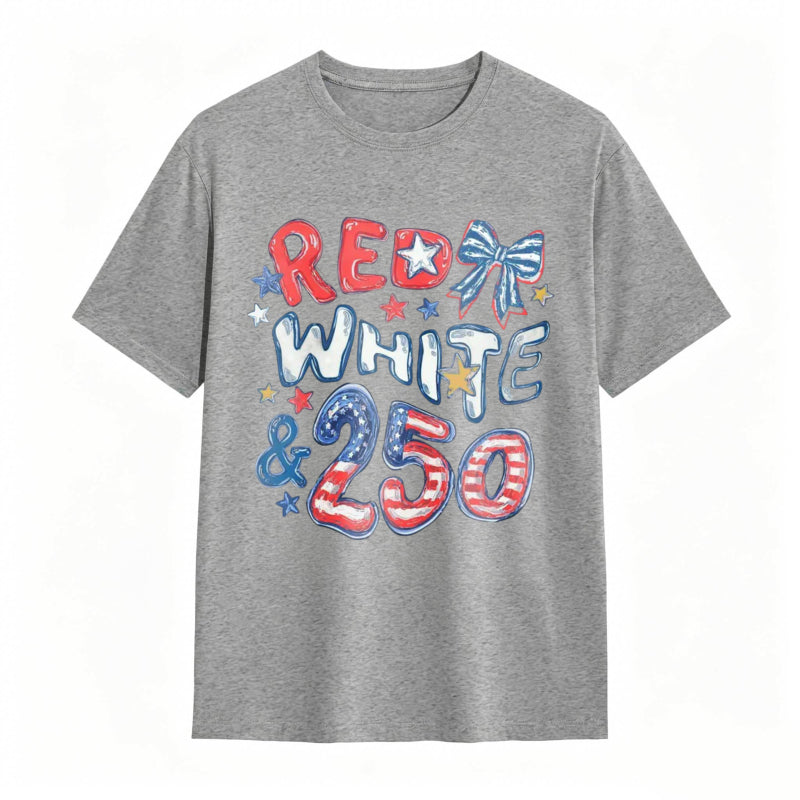 Red White and 250 Comfort Colors 4th of July T-shirt