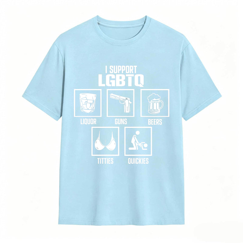I Support LGBTQ Shirt Funny Meme Shirt