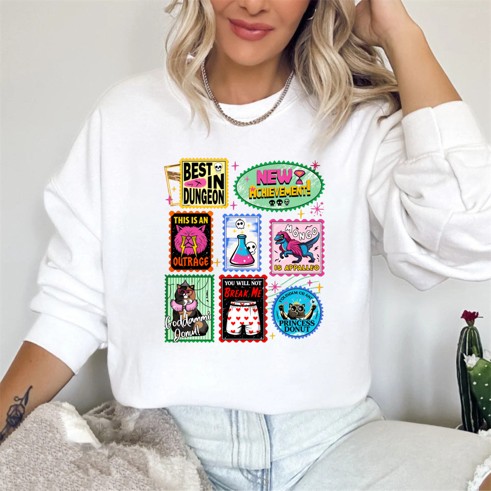 Wardrobecart Best In Dungeon New Achievements This Is An Outrage No Apparatus You Will Not Break Me Good Game My Friend Unisex Classic Sweatshirt