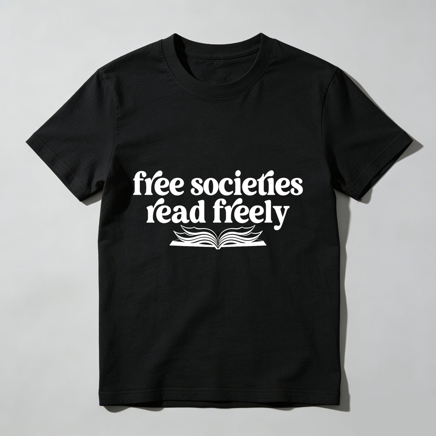 Wardrobecart Free Societies Read Freely Book Unisex Classic T-shirt