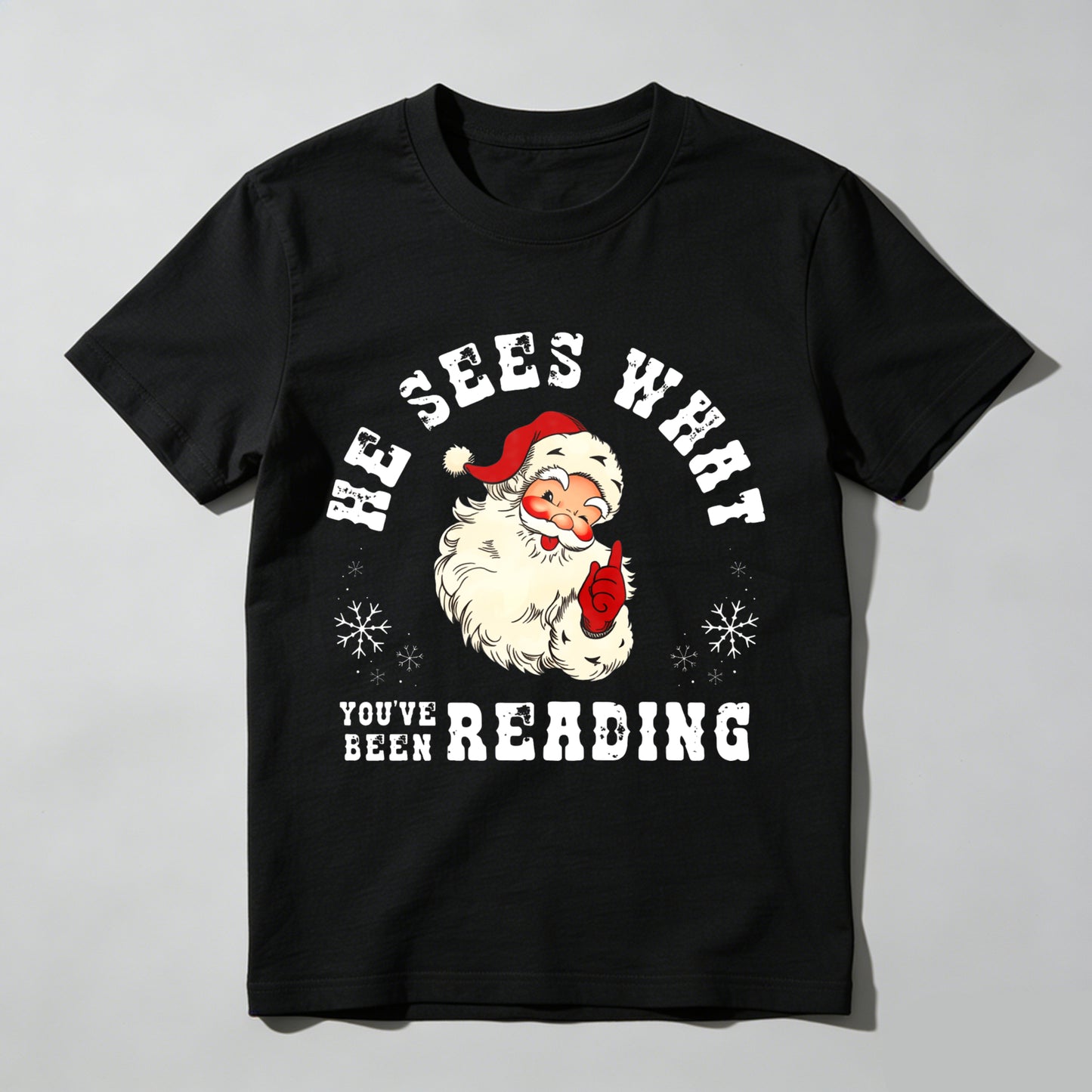 Wardrobecart He Sees What You've Been Reading Unisex Classic T-shirt
