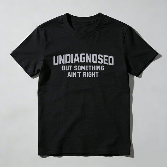 Undiagnosed But Something Aint Right T Shirt Made In Usa