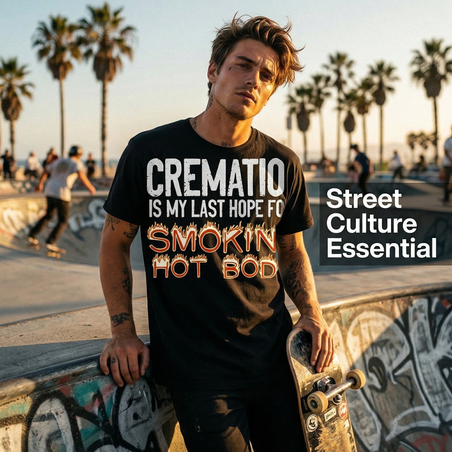 Cremation Is My Last Hope For A Smoking Hot Body Pure Cotton Short Sleeve T Shirt - HOT