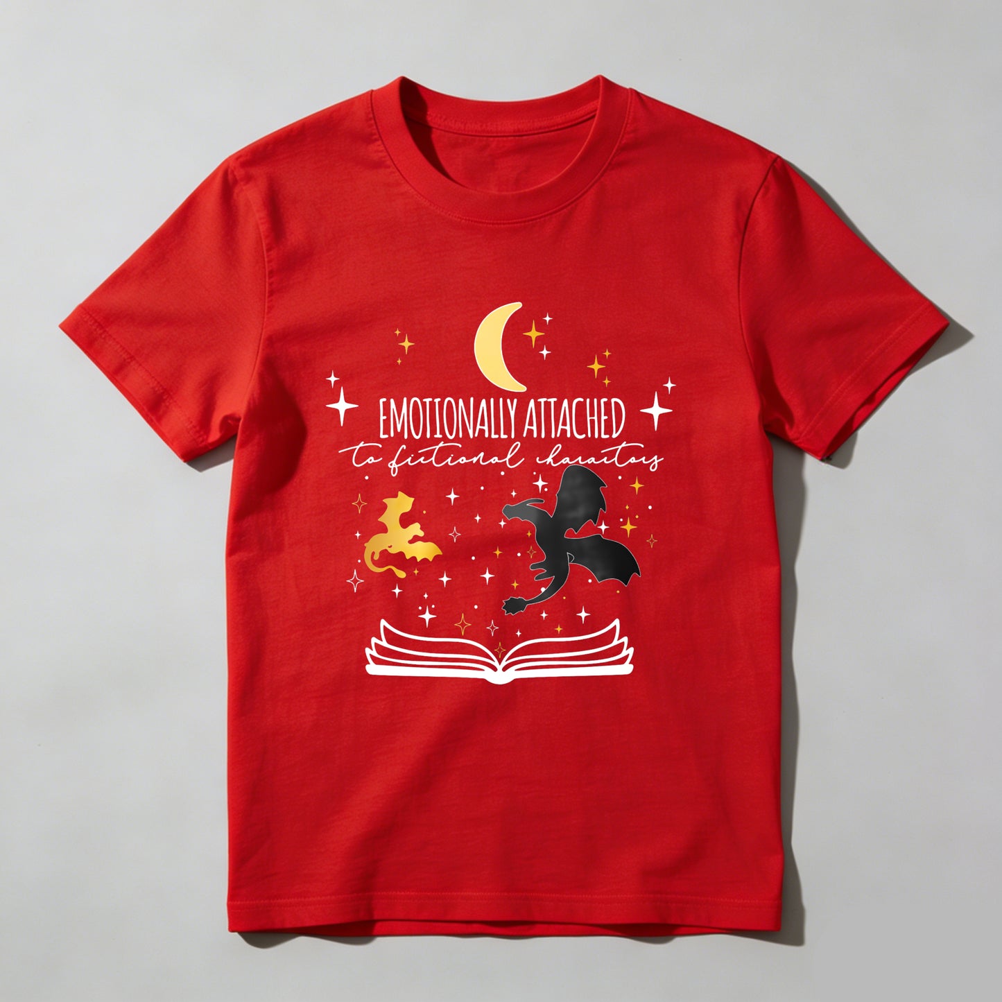 Wardrobecart Emotionally Attached To Fictional Characters Unisex Classic T-shirt