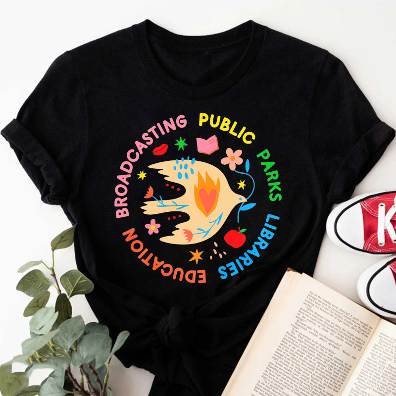 Wardrobecart Broadcasting Public Parks Libraries Education Unisex Classic T-shirt