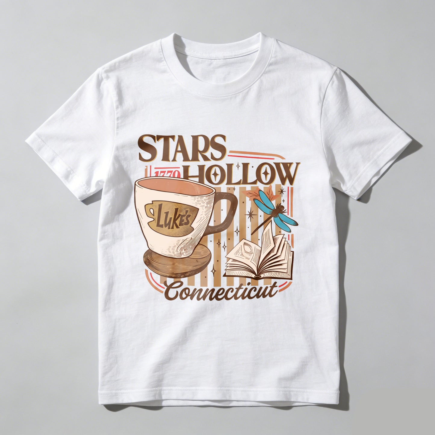 Wardrobecart Stars Hollow Luke's Diner Book Dragonfly Connecticut Unisex Classic T-shirt