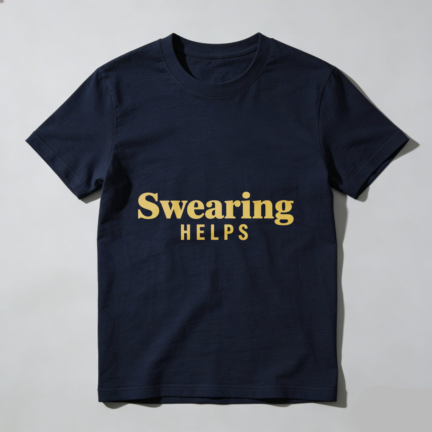 Swearing Helps T Shirt Funny Sassy Statement Graphic Tee For Men Women Casual Wear WOMEN