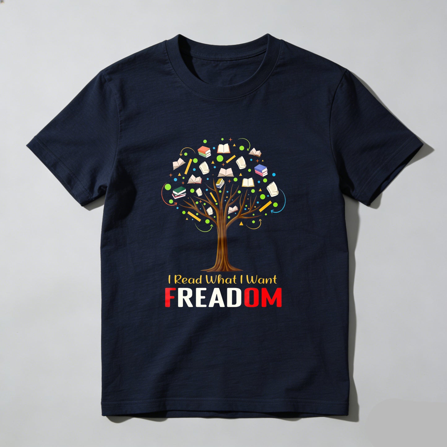 Wardrobecart I Read What I Want Freadom Tree Books Unisex Classic T-shirt