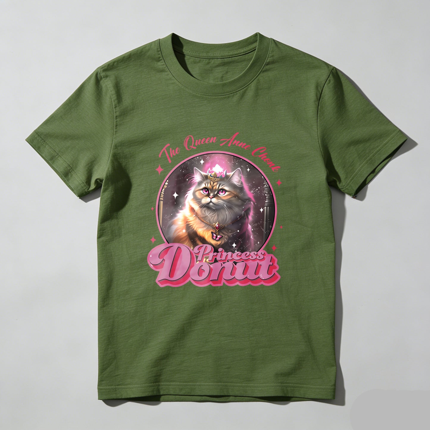 Wardrobecart The Queen Anne Cat Princess Donut Unisex Classic T-shirt