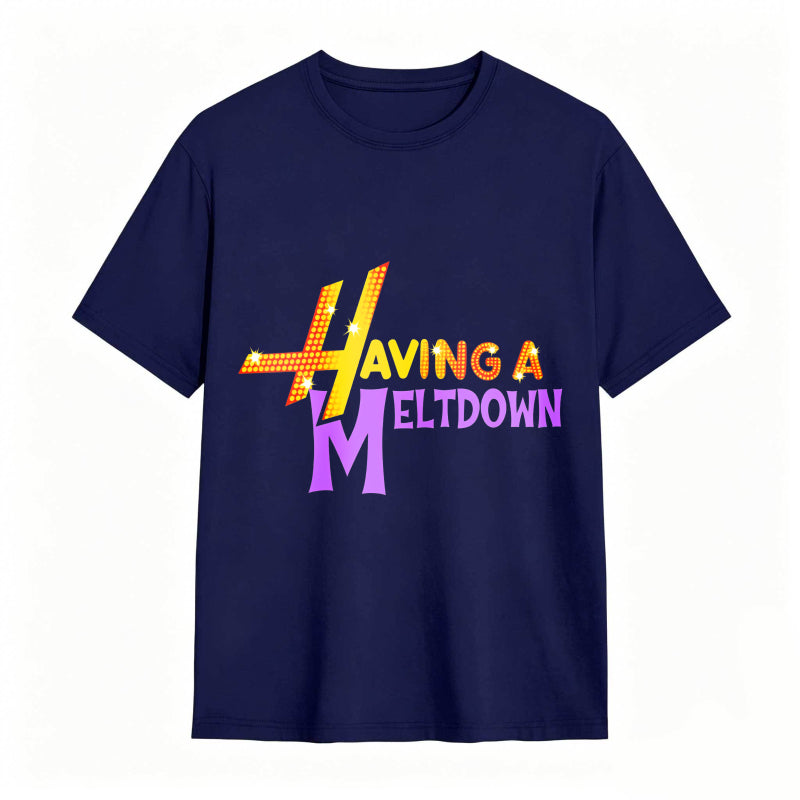 Having A Meltdown With Lightning Bolt Design Unisex Classic T-shirt