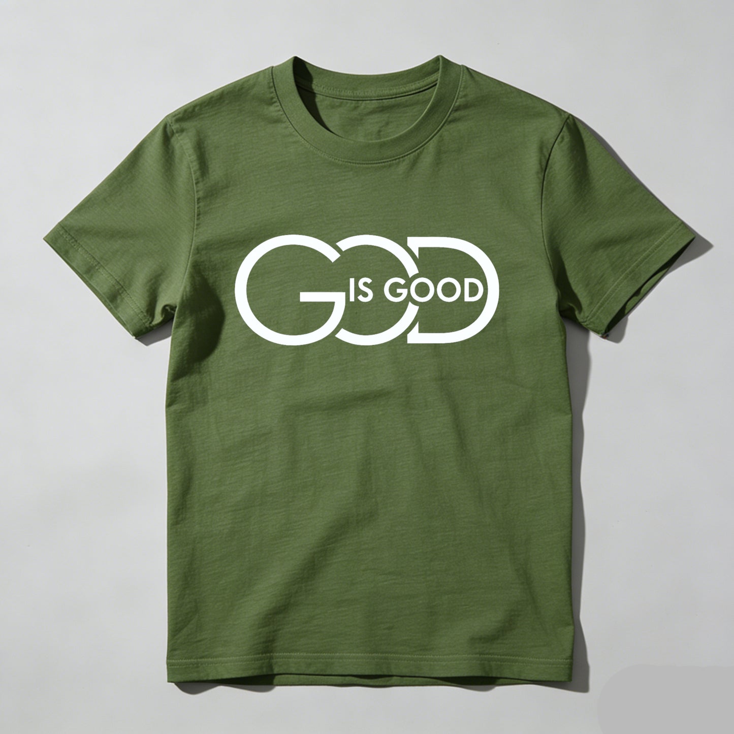 God Is Good T Shirt Made In Usa Christian Faith Statement Black Cotton Tee For Men Women Unisex Apparel