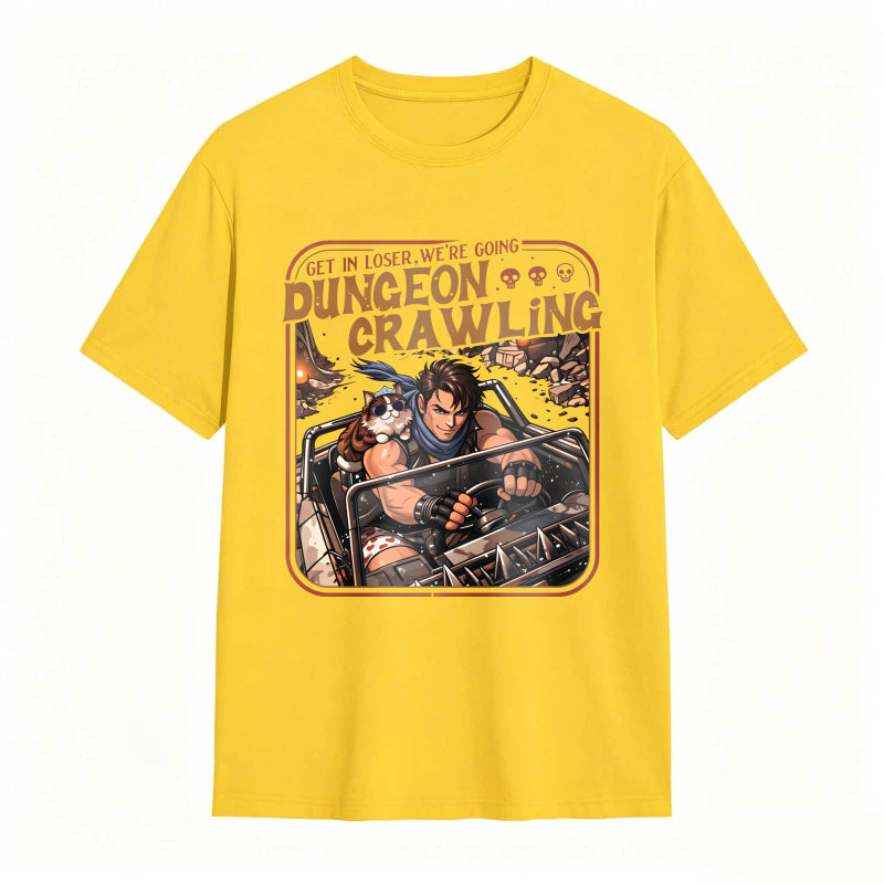 Dungeon Crawling Funny Gamer Fantasy Tee