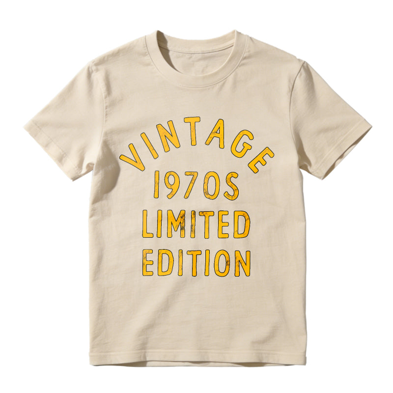 Men's Vintage 1970 Limited Edition T-Shirt – Funny Retro Classic Graphic Tee