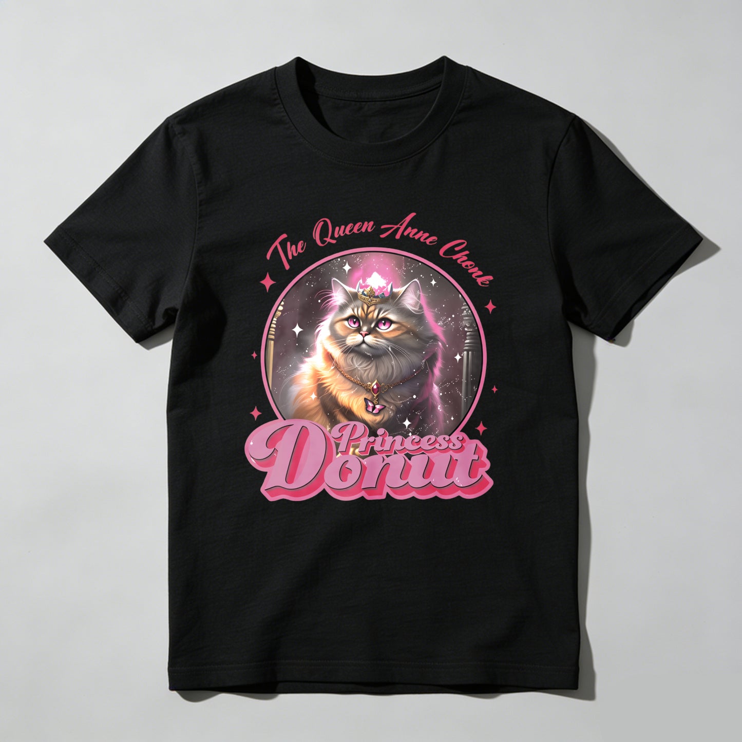 Wardrobecart The Queen Anne Cat Princess Donut Unisex Classic T-shirt