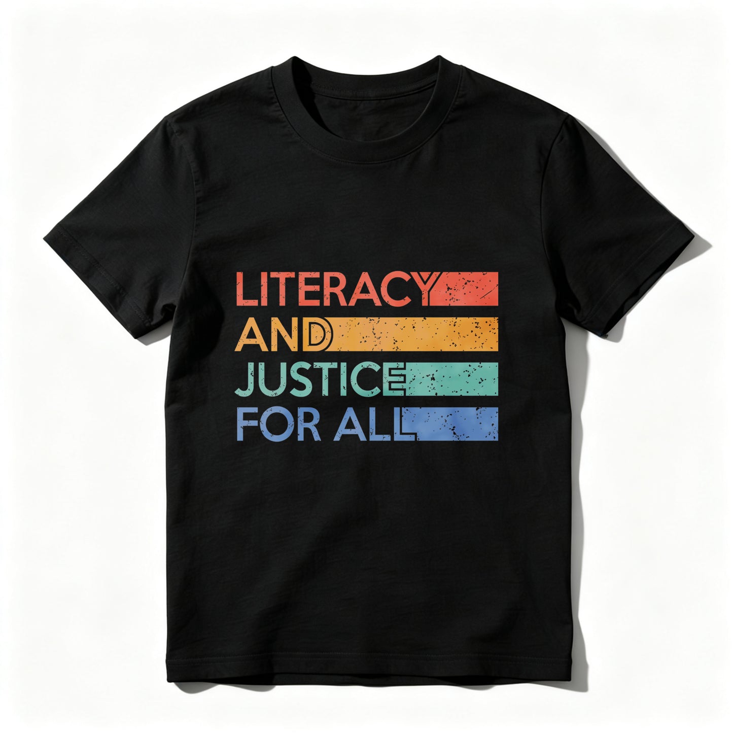 Wardrobecart Literacy And Justice For All Unisex Classic T-shirt