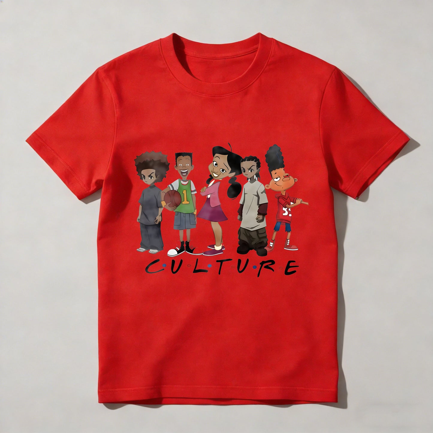 Cartoon Characters Culture T-shirt