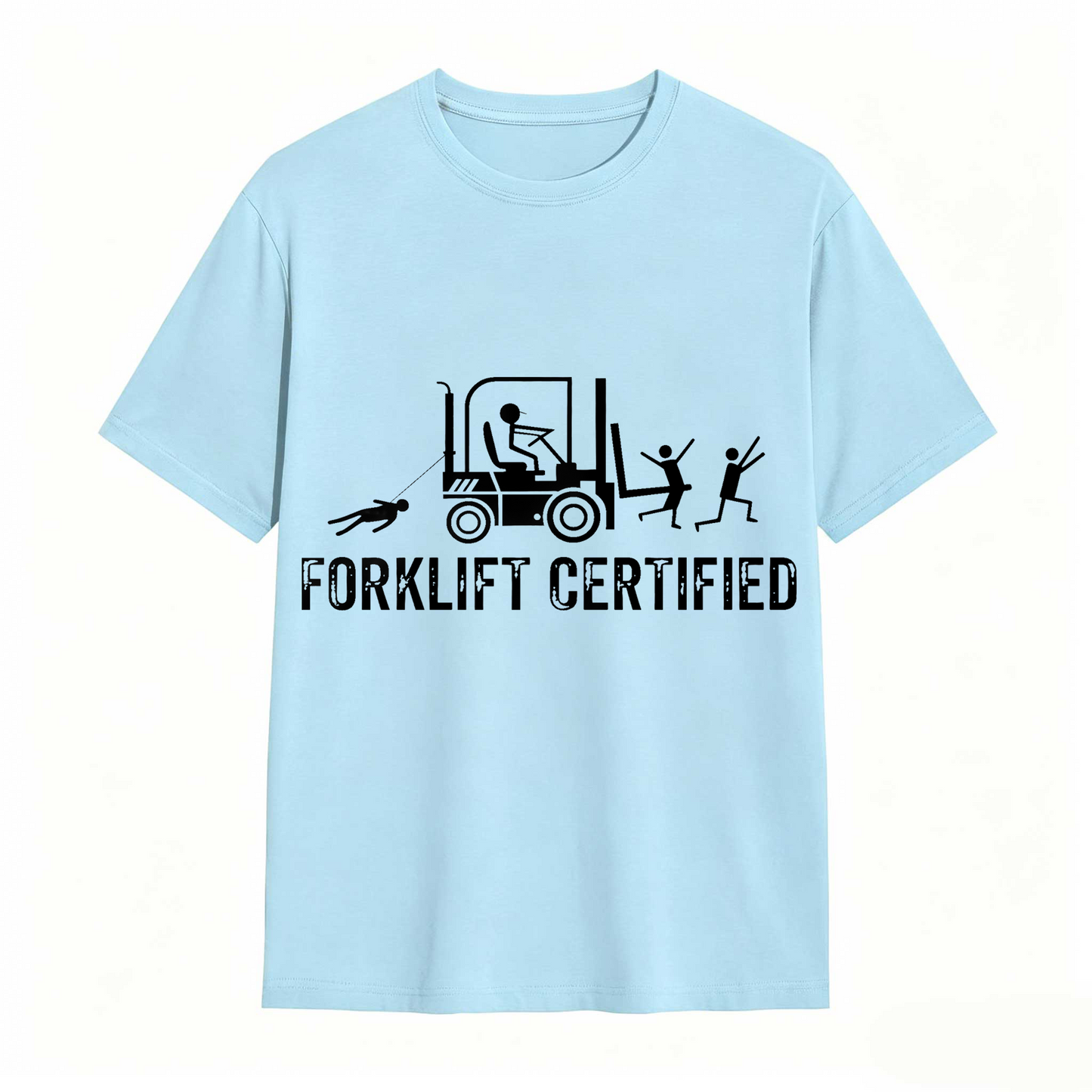 Forklift Certified Shirt, Funny Certified Forklift Operator T-Shirt Graphic tees