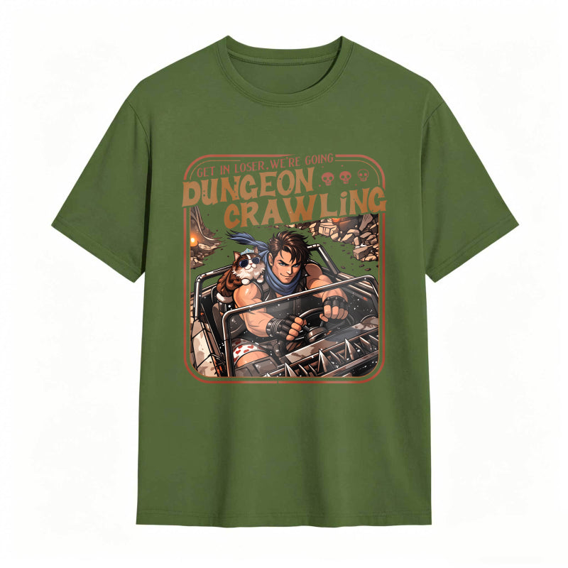 Dungeon Crawling Funny Gamer Fantasy Tee