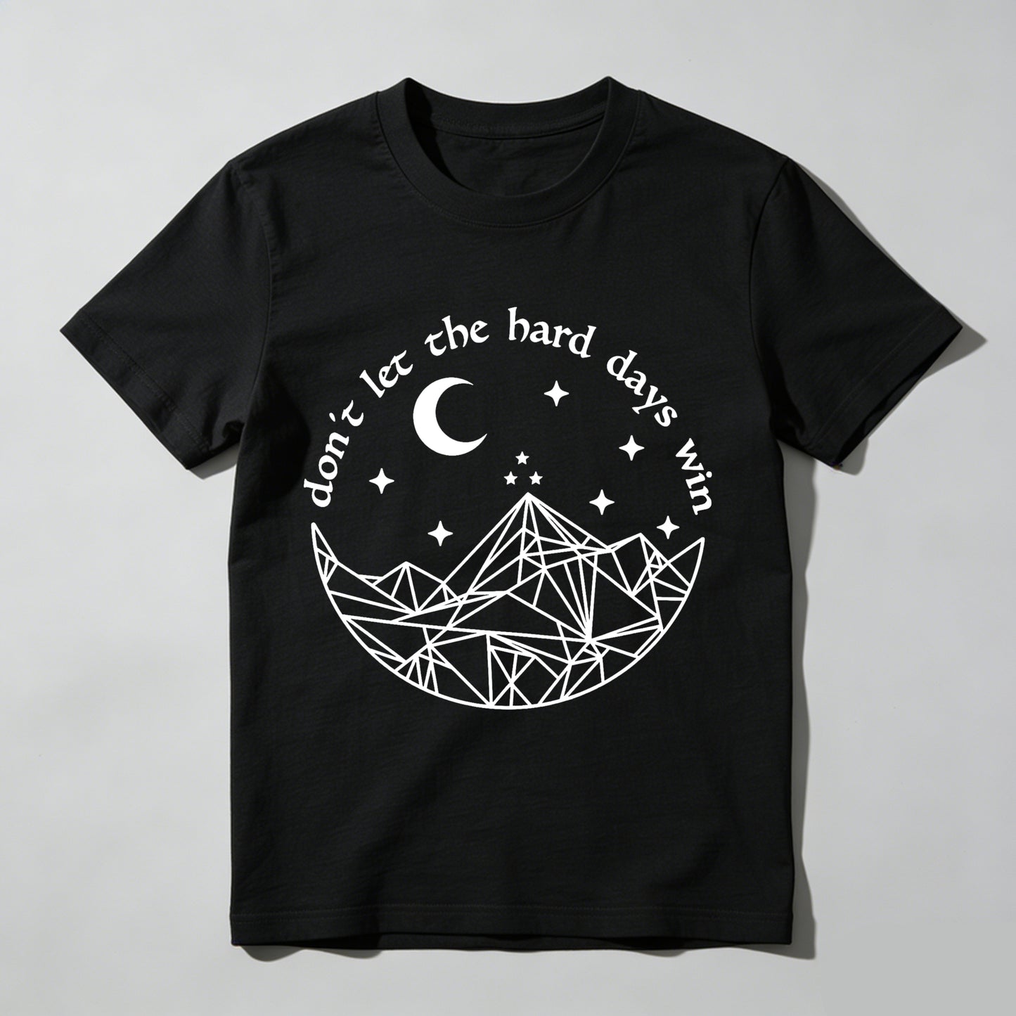 Wardrobecart Don't Let The Hard Days Win Unisex Classic T-shirt