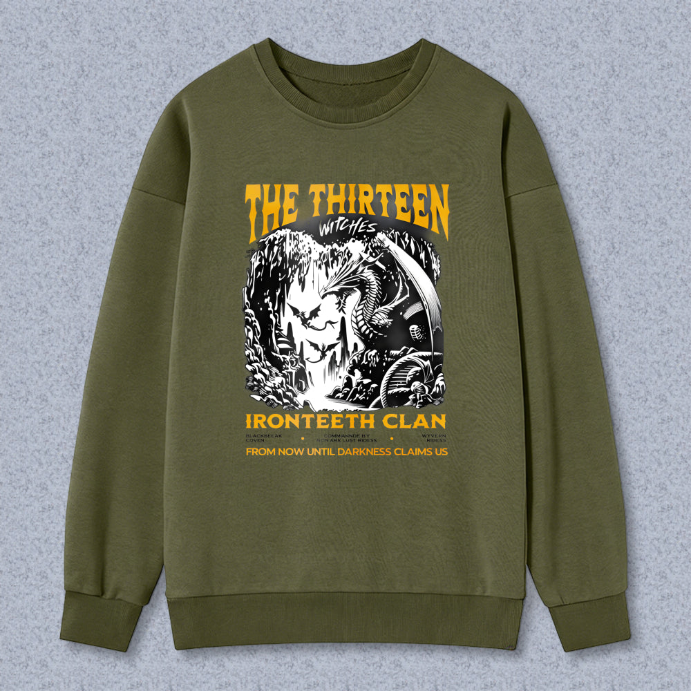 Wardrobecart The Thirteen Witches Iron Teeth Clan Unisex Classic Sweatshirt