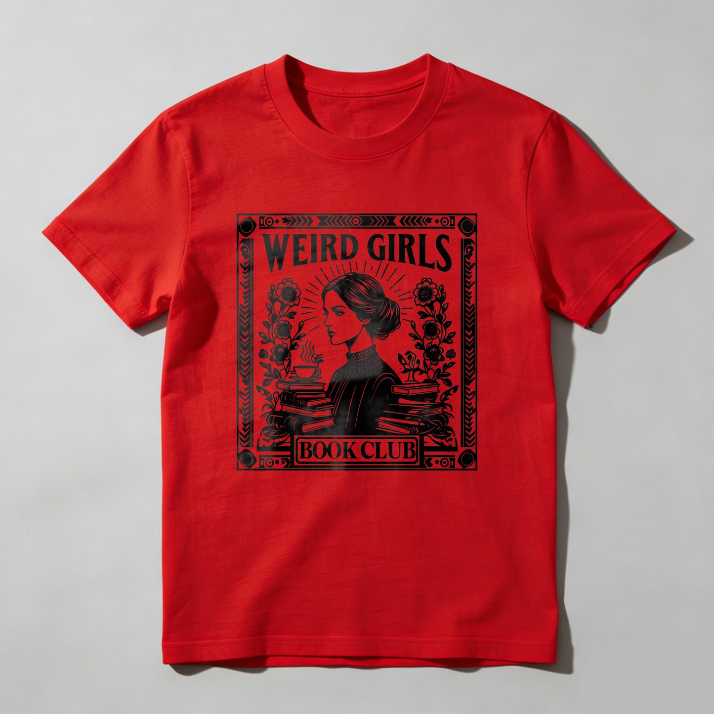 Wardrobecart Weird Girls Book Club Artwork Unisex Classic T-shirt