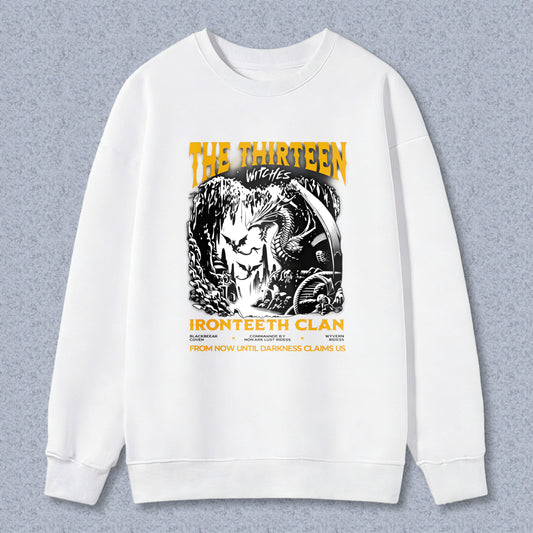 Wardrobecart The Thirteen Witches Iron Teeth Clan Unisex Classic Sweatshirt