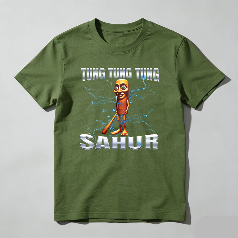 Tung Tung Tung Sahur Comfortable Trendy Casual Tee