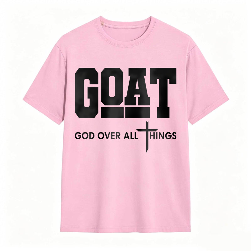 GOAT (“God Over All Things”) graphic T-shirt