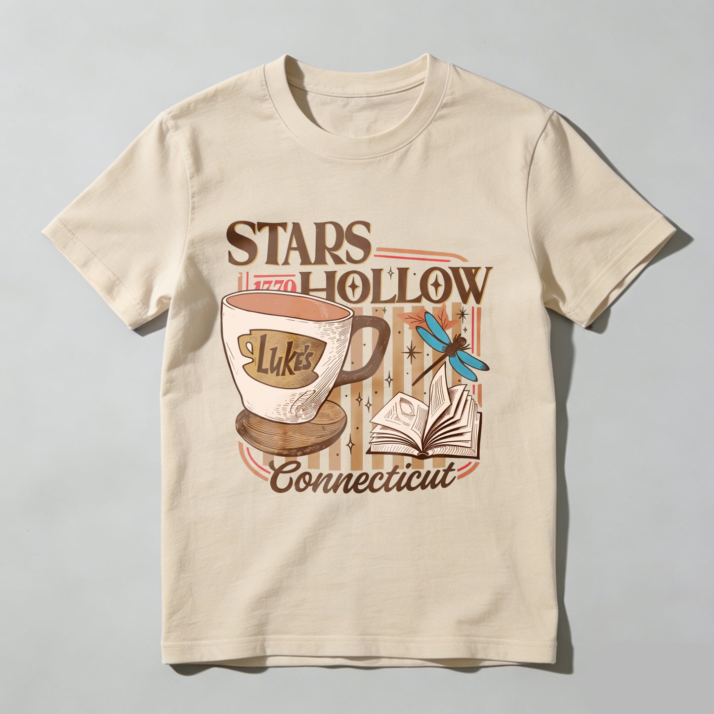 Wardrobecart Stars Hollow Luke's Diner Book Dragonfly Connecticut Unisex Classic T-shirt
