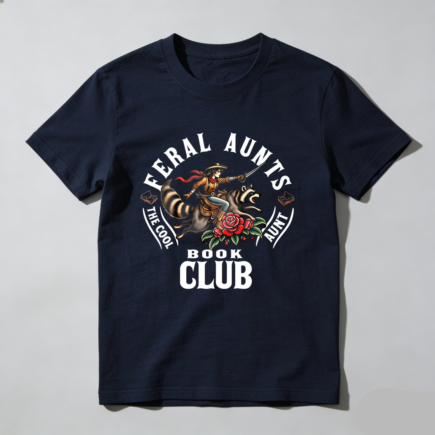 Wardrobecart Feral Aunts Book Club The Cool Aunt Unisex Classic T-shirt