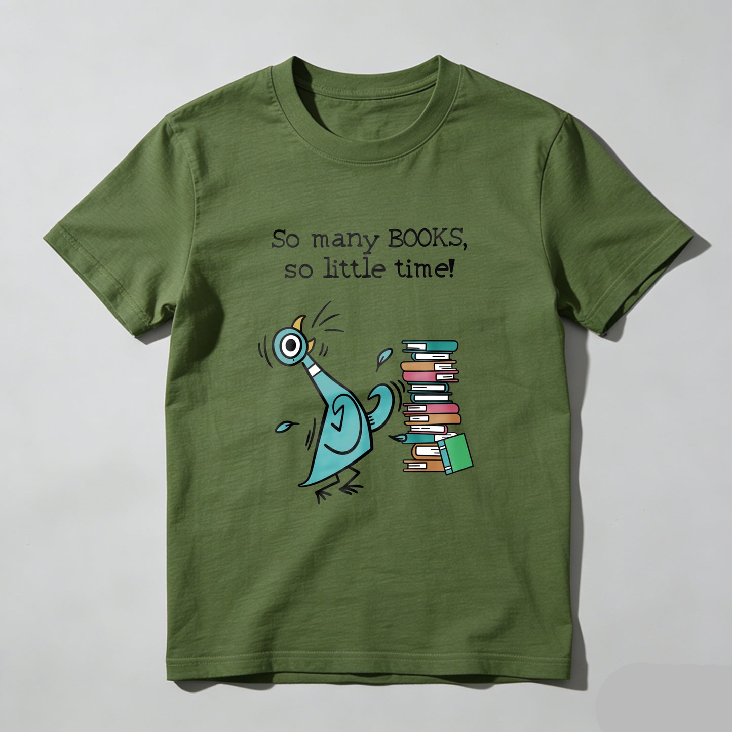Wardrobecart So Many Books So Little Time Bird And Books Unisex Classic T-shirt