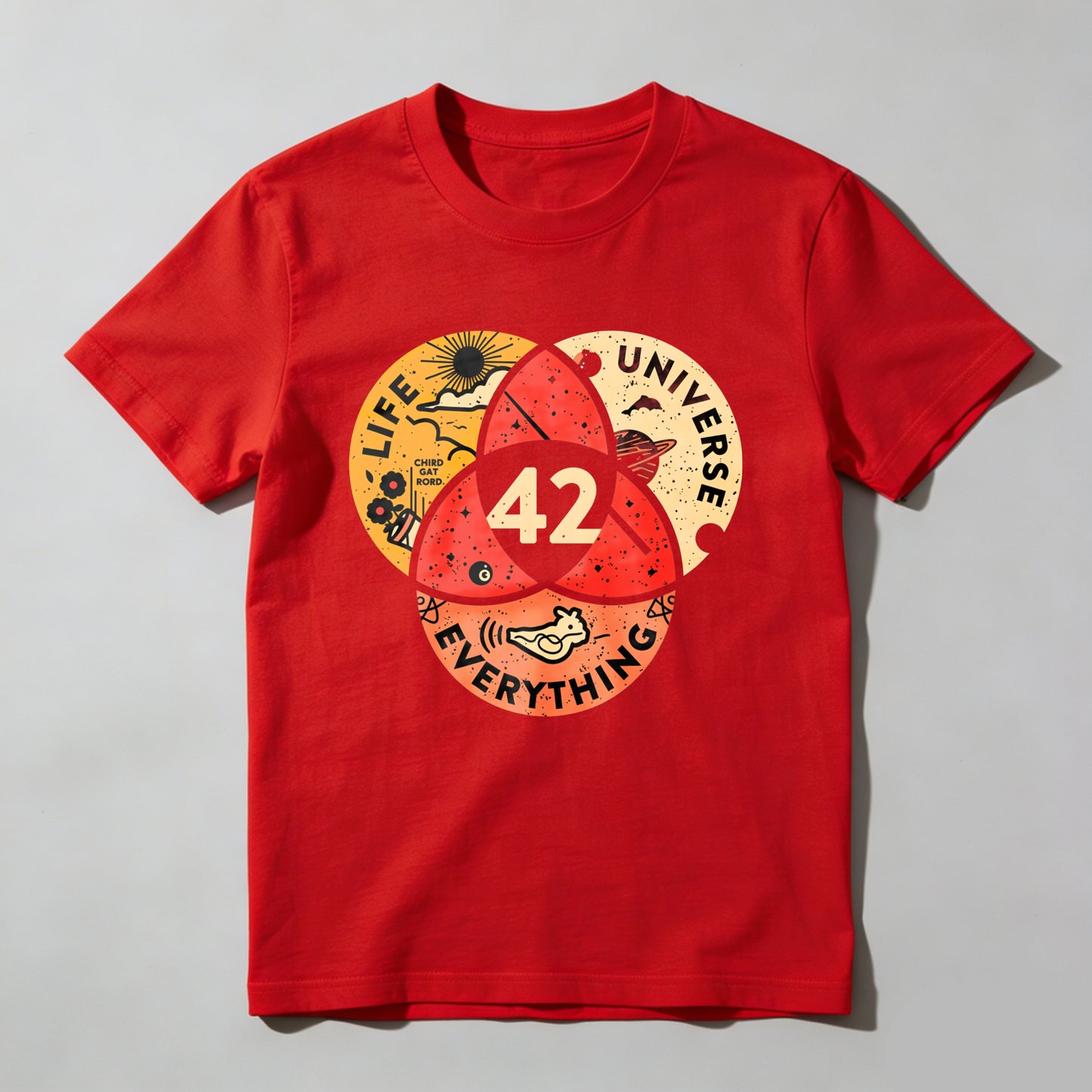 Wardrobecart Life Universe Everything Number Forty Two Unisex Classic T-shirt